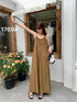 Summer Ladies Spaghetti Strap Halter Neck Long Maxi Dress